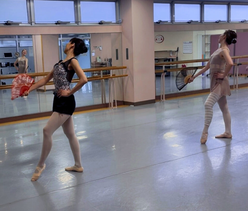 Junko Ballet Tokyoバレエクラスレッスン風景