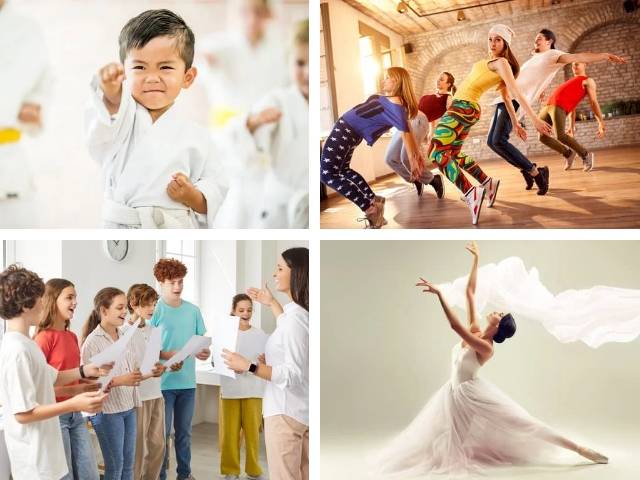 広々としたスタジオでレンガ調のクロスがアクセントに！のイメージ